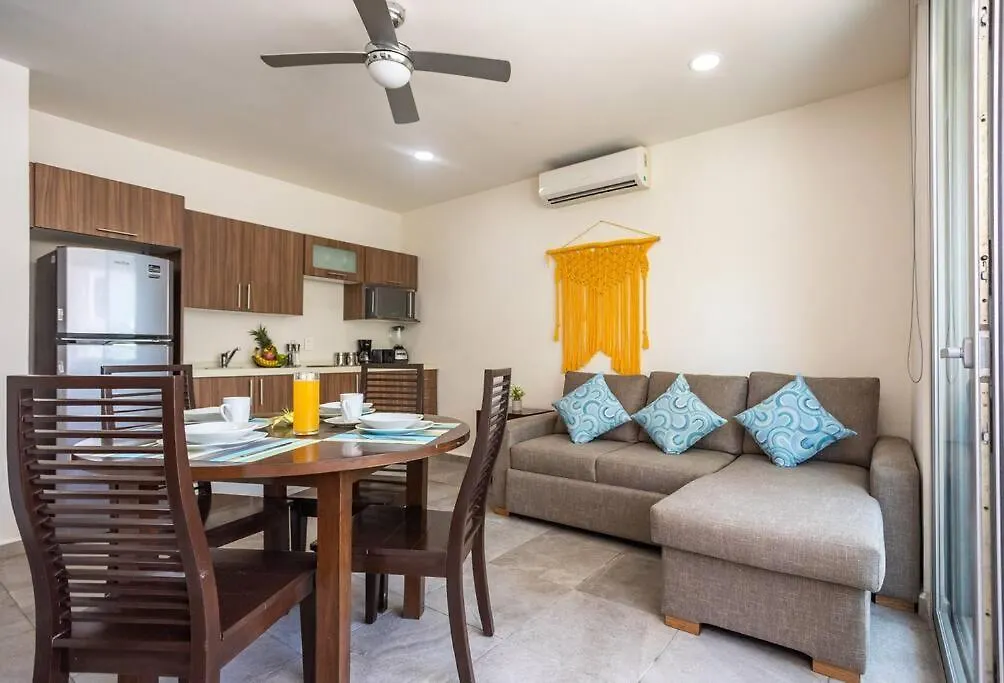 Deluxe Jr. 2 Rooms Suite, Dept. 101 Playa del Carmen Appartamento