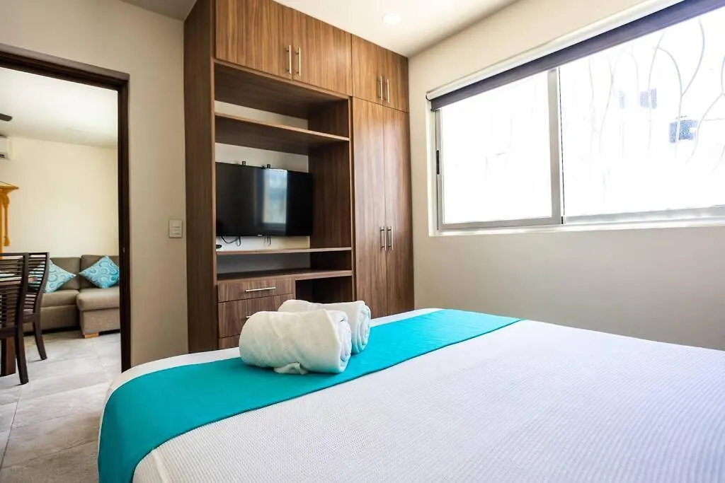 Deluxe Jr. 2 Rooms Suite, Dept. 101 Playa del Carmen 0*,  Mexico